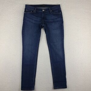 Levi's 524 Jeans Womens 13 M Blue Too Superlow Skinny Dark Wash Denim
